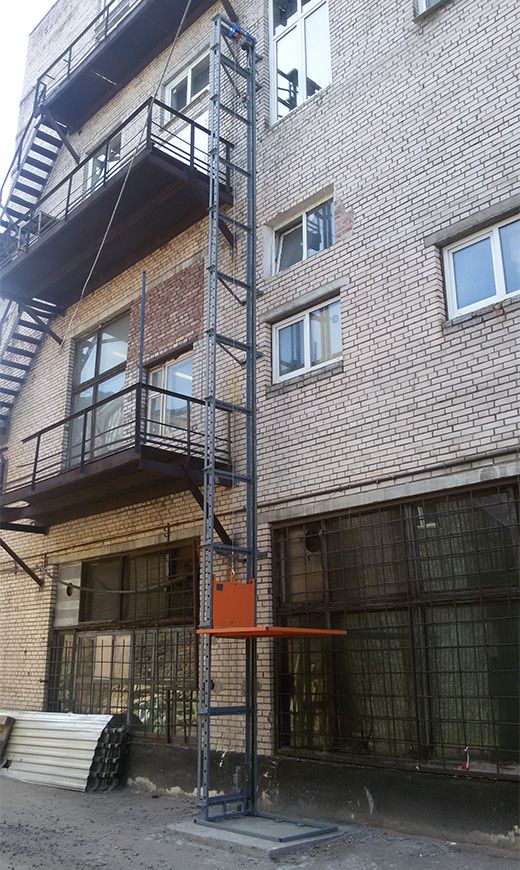 Консольный грузовой подъемник, 250 кг, Санкт-Петербург